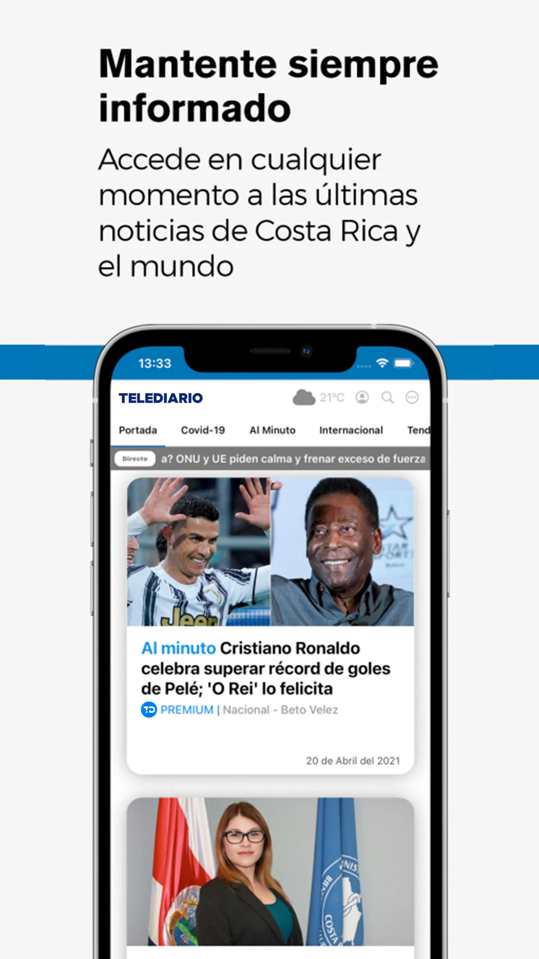 Telediario Costa Rica screenshot